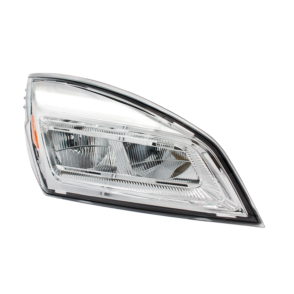 High Power Chrome LED Headlight For 2018-2024 Freightliner Cascadia-Passenger - Thumbnail 4