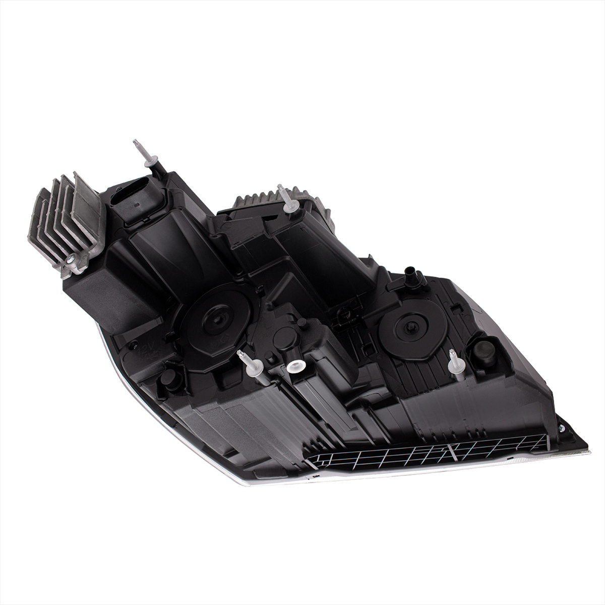 High Power Chrome LED Headlight For 2018-2024 Freightliner Cascadia-Passenger - Thumbnail 10