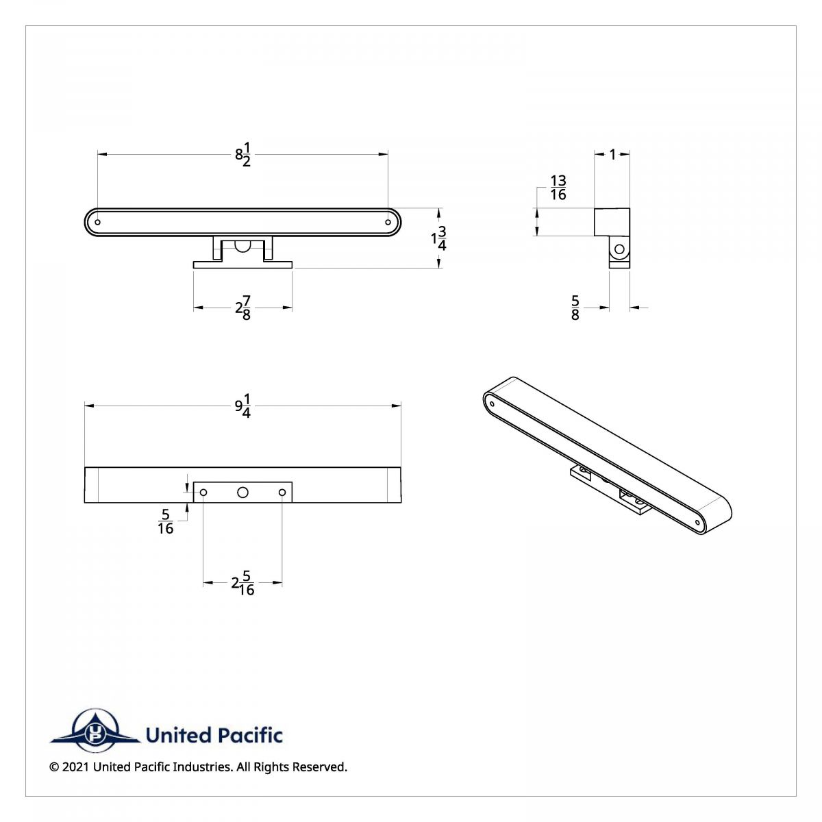 10 LED Dual Function 3rd Brake Light With Chrome Swivel Pedestal Base - Red LED/Clear Lens - Thumbnail 11