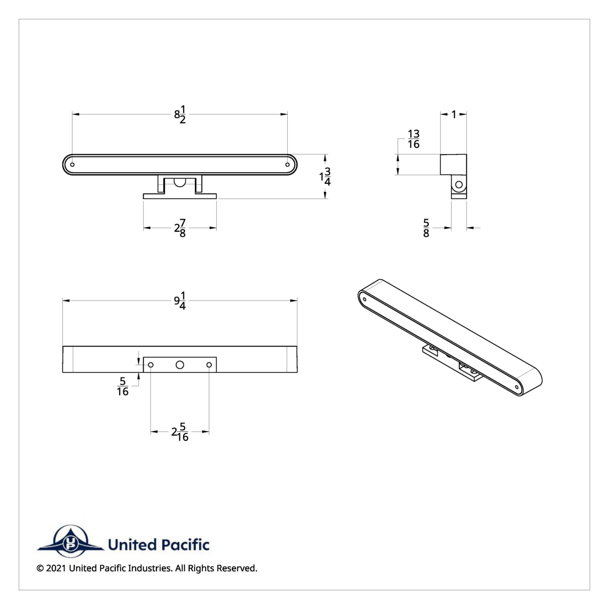 Chrome 10 LED Light Bar With 180 Degree Swivel Base - Dual Function White LED/Clear Lens - Thumbnail 11