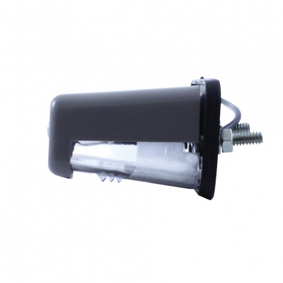 Gray Rectangular License Light