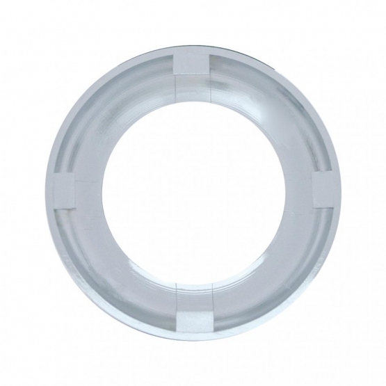 Chrome Twist-On Light Bezel For 2" Round Light Grommet - Thumbnail 2
