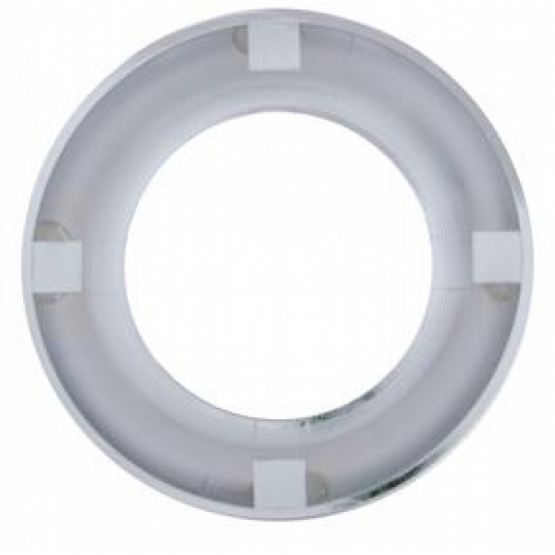 Chrome Twist-On Light Bezel For 2.5" Round Light Grommet - Thumbnail 2