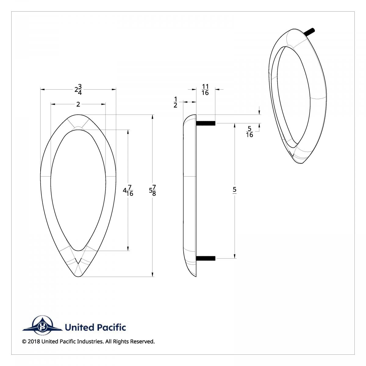 "Teardrop" Light Bezel - Thumbnail 3