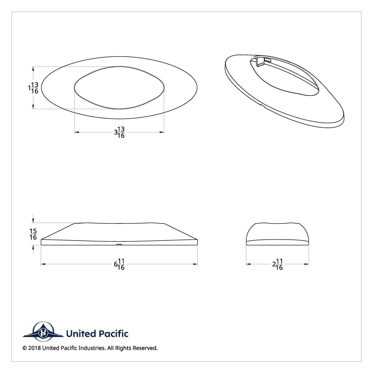 "Phantom I" Light Bezel Only (Bulk) - Thumbnail 3