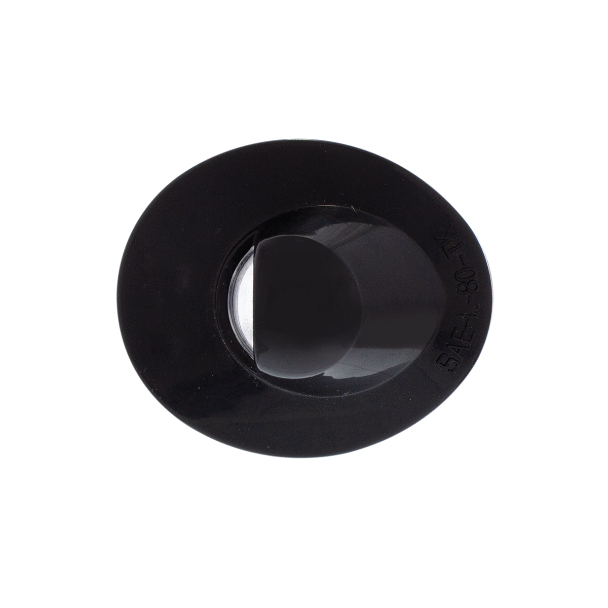 Black License Plate Light Lens For 1990-2004 Ford Truck - Thumbnail 5