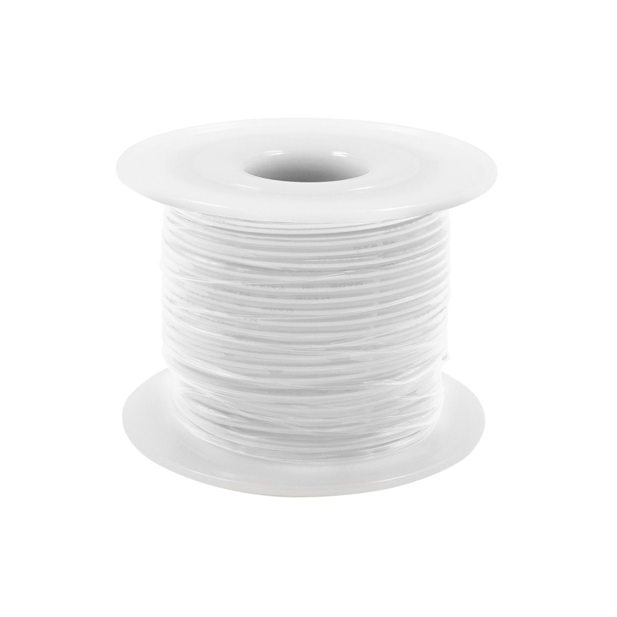 100 Ft. 16 AWG Long Primary Wire Roll - White
