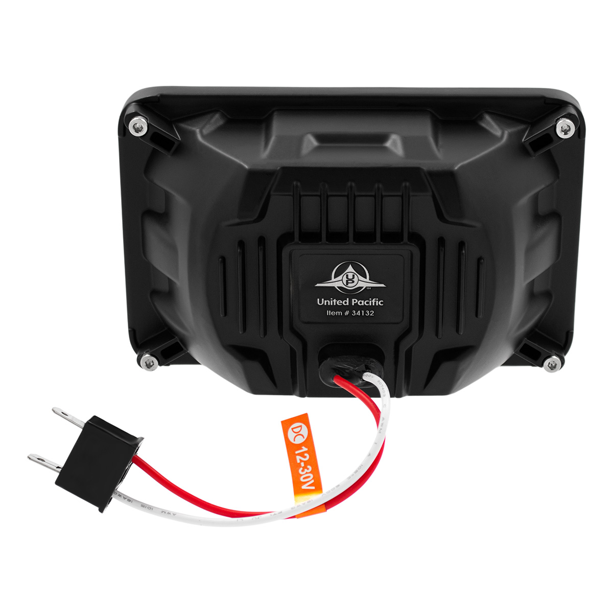 ULTRALIT - Heated 4" X 6" LED Headlight With Glass Lens & Aluminum Housing - High Beam - Chrome - Thumbnail 6