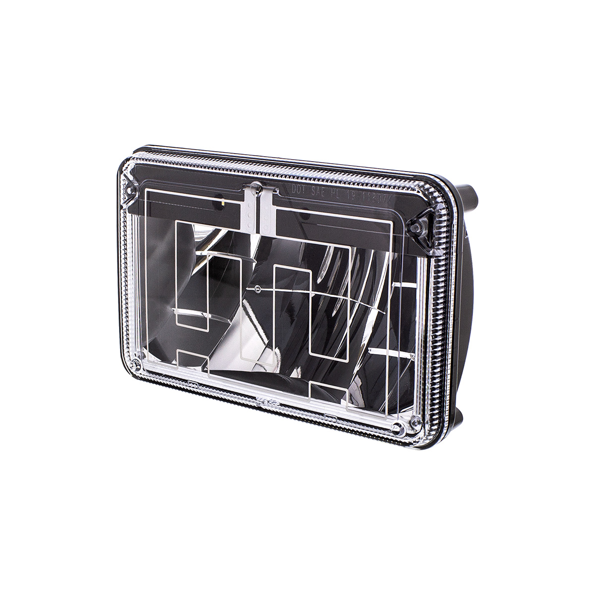 ULTRALIT - Heated 4" X 6" LED Headlight With Polycarbonate Lens & Housing - High Beam - Thumbnail 2