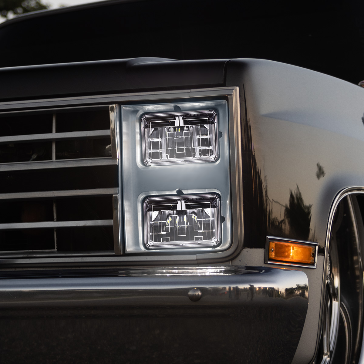 ULTRALIT - Heated 4" X 6" LED Headlight With Polycarbonate Lens & Housing - High Beam - Thumbnail 4