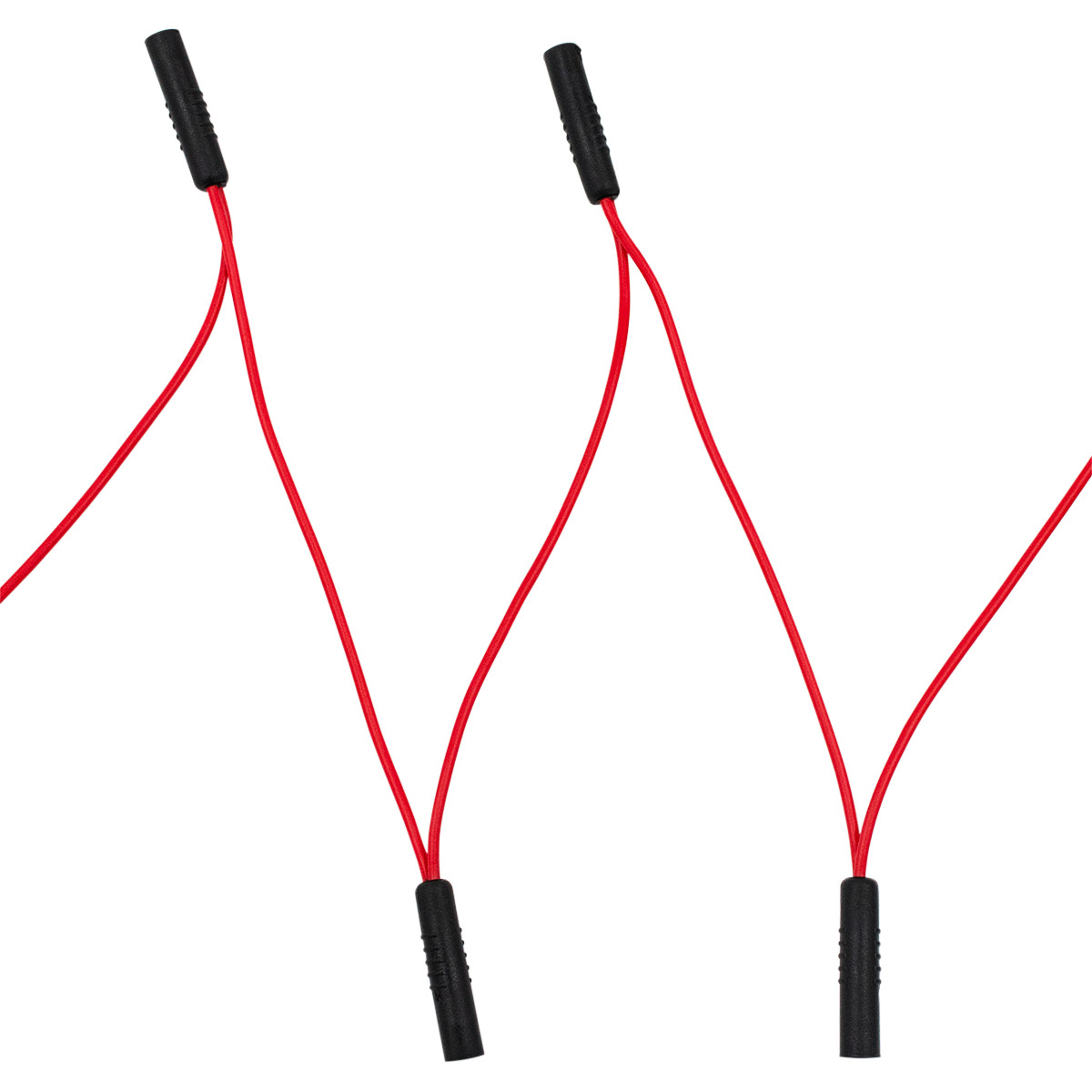 0.180" Female Plug Red Wire Harness With 50 Plugs-6" Lead (Bulk) - Thumbnail 2