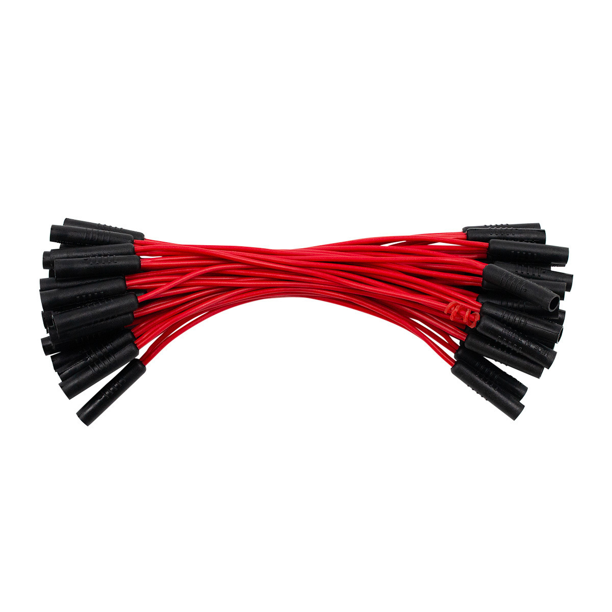 0.180" Female Plug Red Wire Harness With 50 Plugs-6" Lead (Bulk) - Thumbnail 4