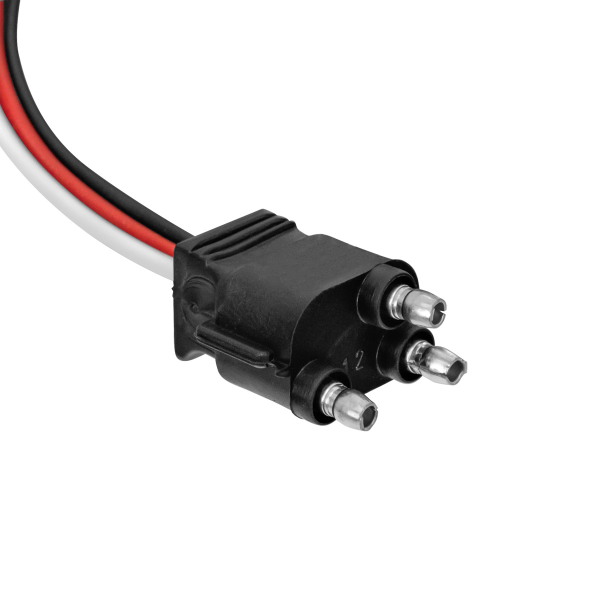 3 Wire Pigtail With 3 Prong Straight Plug - 12" Lead (Retail) - Thumbnail 6