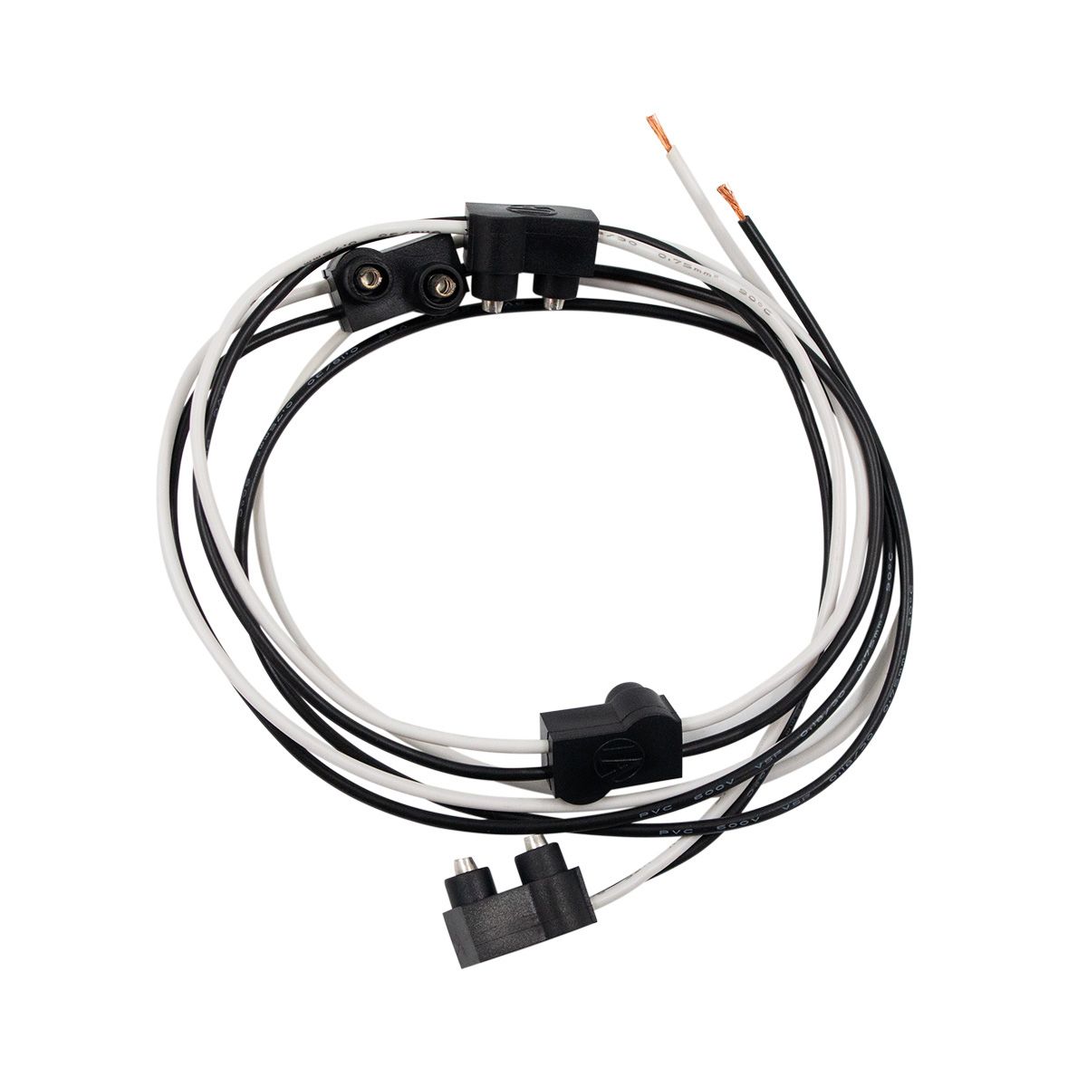 2 Prong Plug Wiring Harness With 4 Plugs & 7" Lead