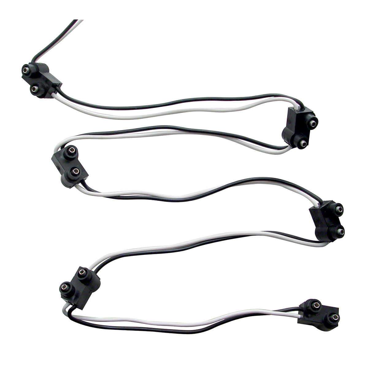 2 Prong Plug Wiring Harness With 6 Plugs & 7" Lead (Bulk)