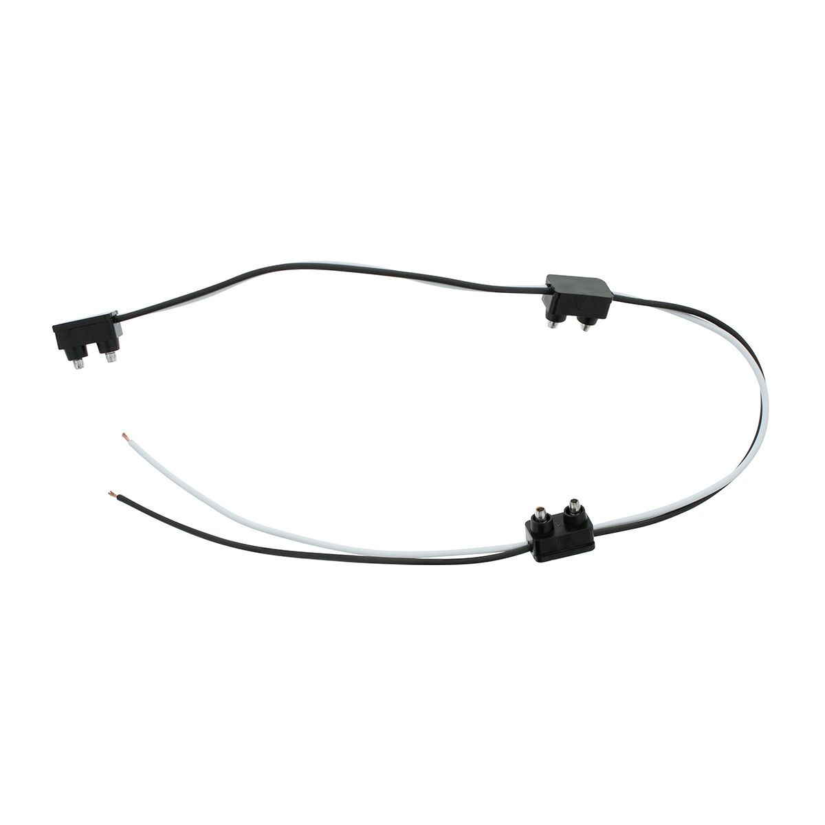 2-Prong Plug Wiring Harness With 6" Lead Between Plugs - 3 Plugs