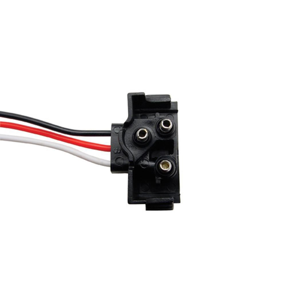 100 Count 3-Prong Male Right Angle Bullet Plugs Wire Harness Roll - 12" Lead Between Plugs - Thumbnail 6