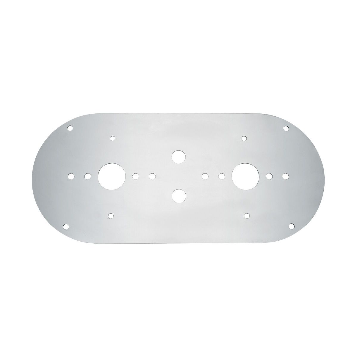 304 Stainless Steel Above Door Dome Light Plate For Kenworth & Peterbilt Trucks