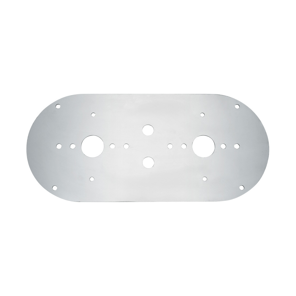 304 Stainless Steel Above Door Dome Light Plate For Kenworth & Peterbilt Trucks - Thumbnail 6