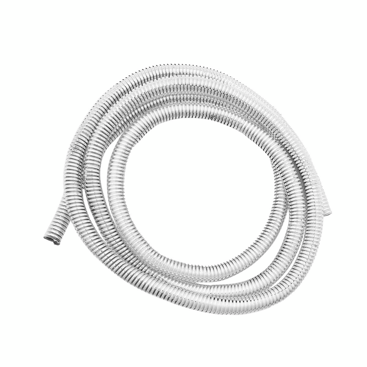 72" Long Chrome Wire Loom - 3/8" Diameter - Thumbnail 4