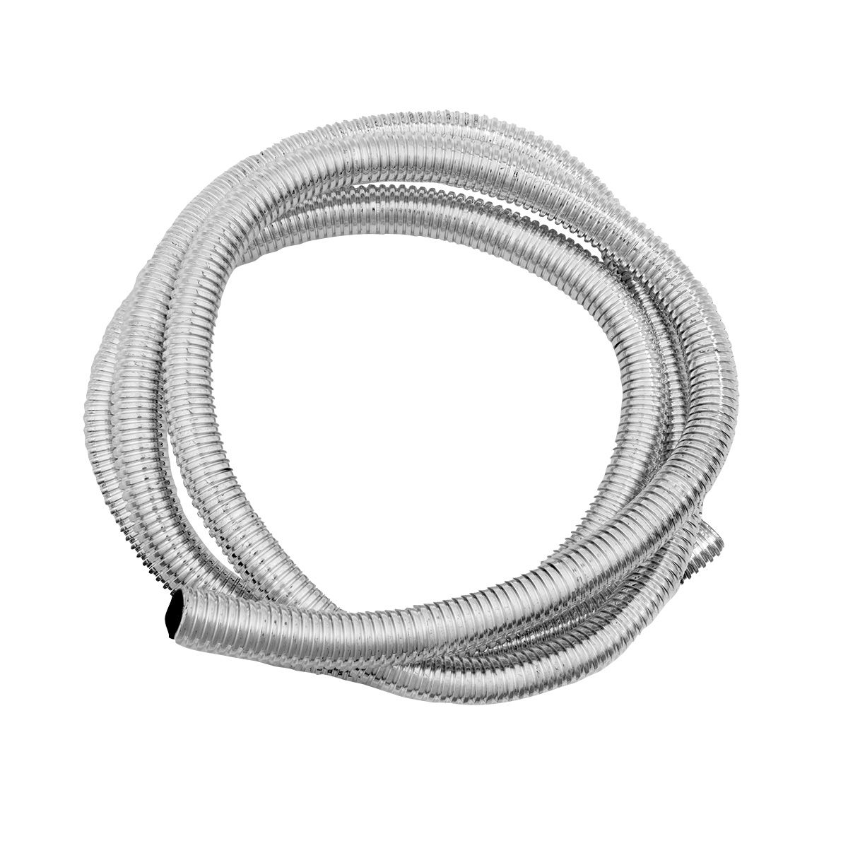 72" Long Chrome Wire Loom - 1/2" Diameter