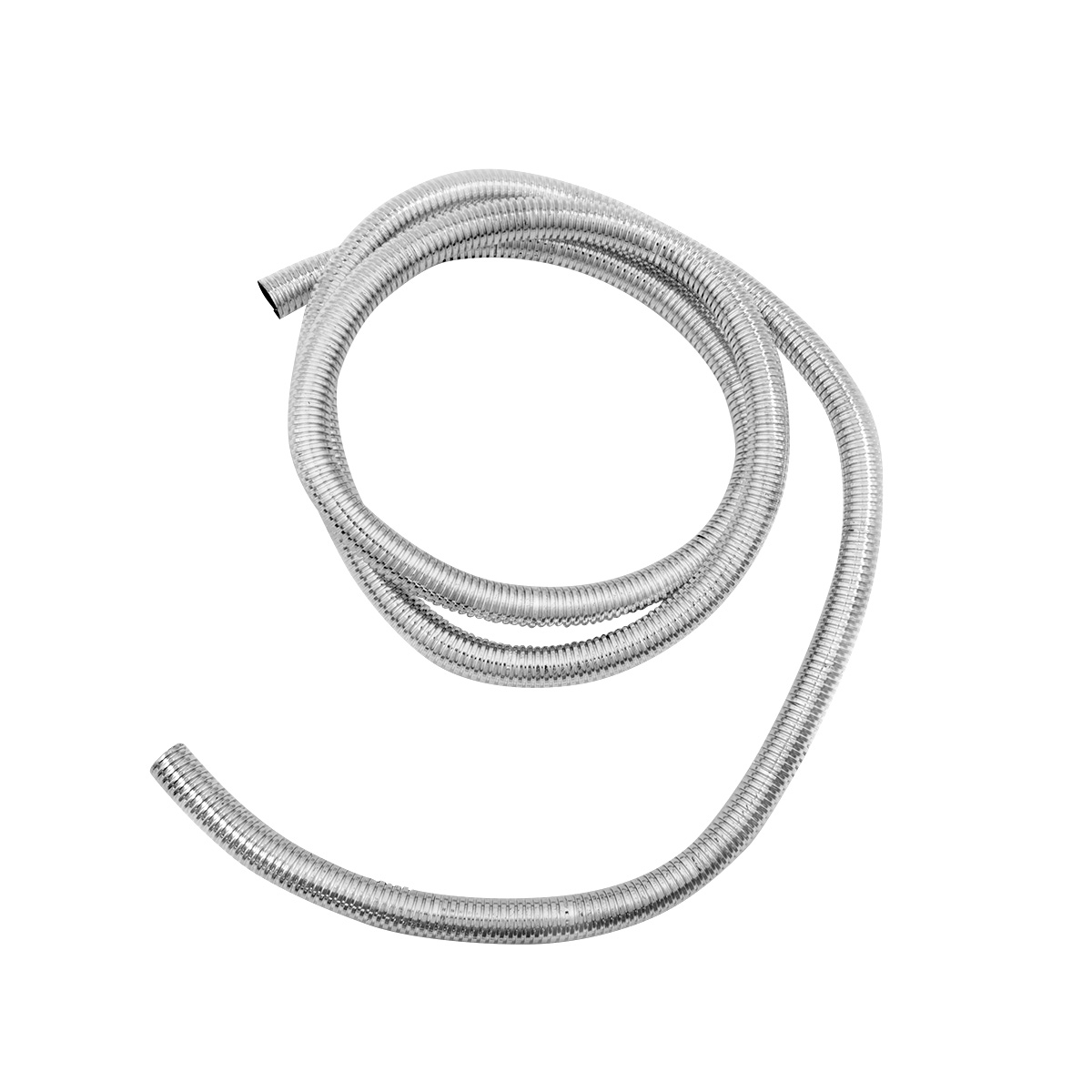 72" Long Chrome Wire Loom - 1/2" Diameter - Thumbnail 2