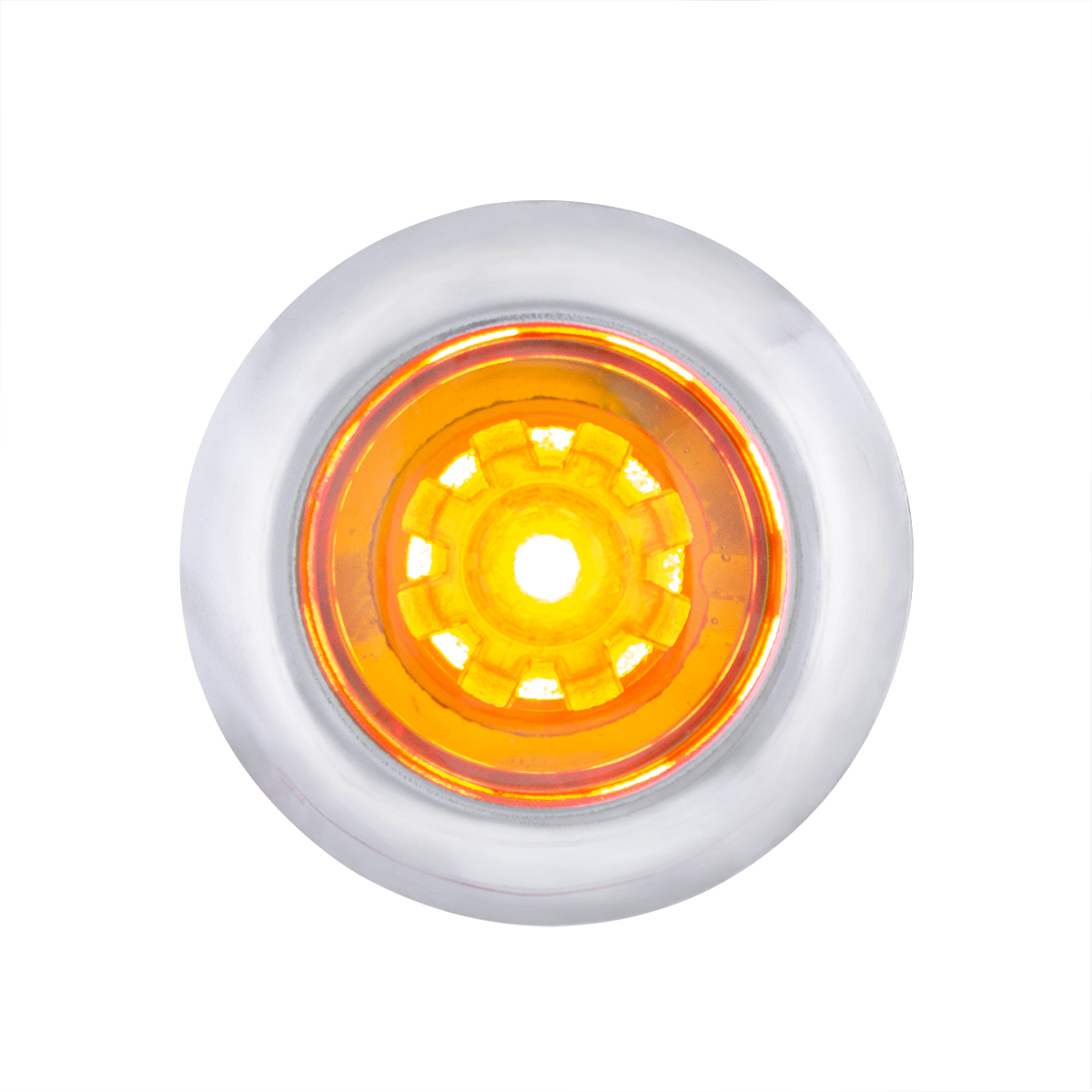 LED Dual Function ArcBlast 3/4" Mini Light (Clearance/Marker) - Amber LED/Amber Lens - Thumbnail 2