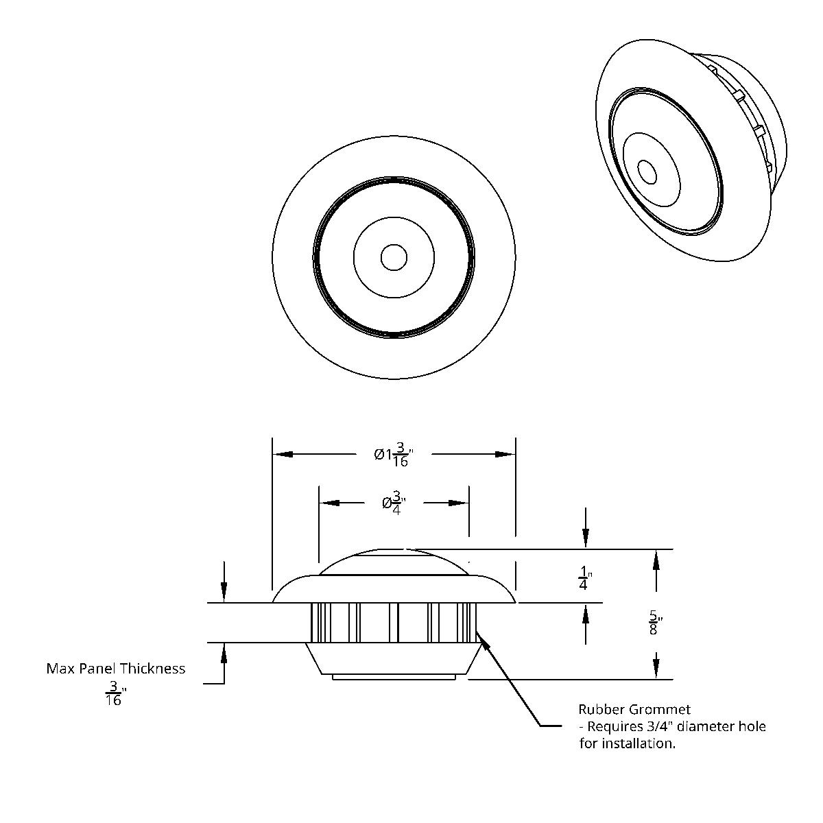 LED Dual Function ArcBlast 3/4" Mini Light (Clearance/Marker) - Amber LED/Amber Lens - Thumbnail 7