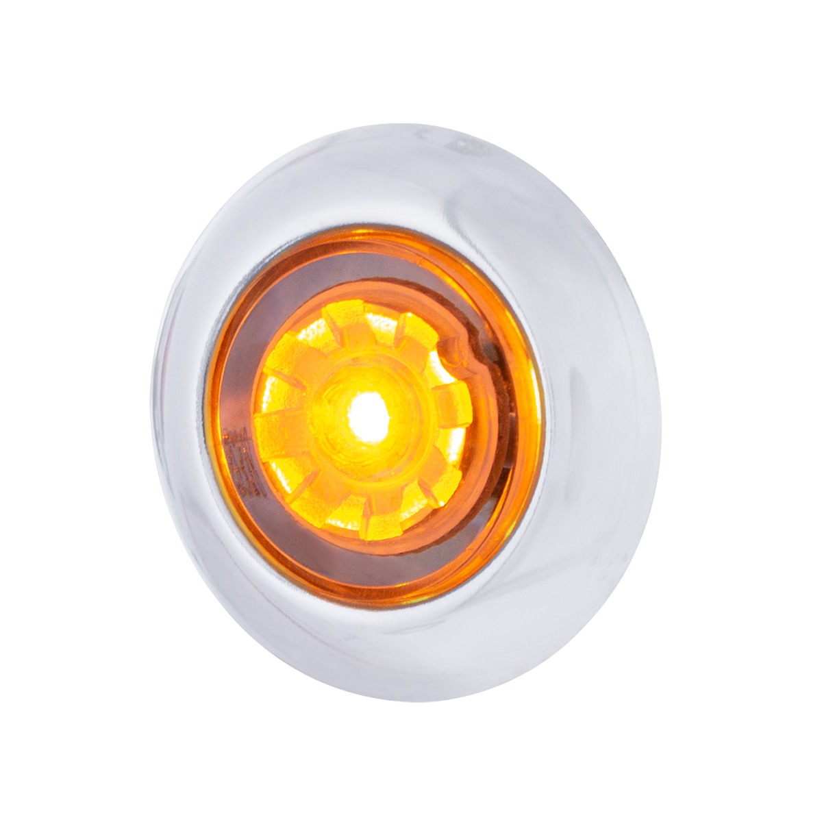 LED Dual Function ArcBlast 3/4" Mini Light (Clearance/Marker) - Amber LED/Clear Lens - Thumbnail 4