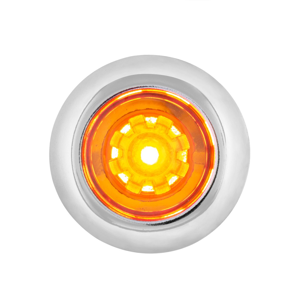 LED Single Function ArcBlast 3/4" Mini Light (Clearance/Marker) - Amber LED/Amber Lens