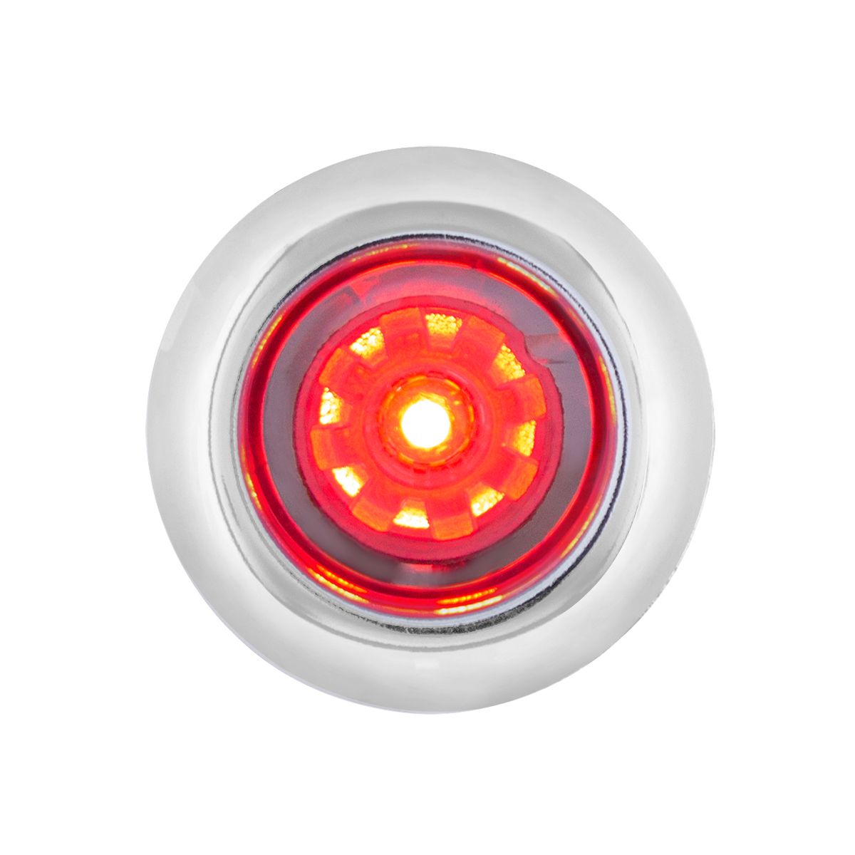 LED Single Function ArcBlast 3/4" Mini Light (Clearance/Marker) - Red LED/Clear Lens