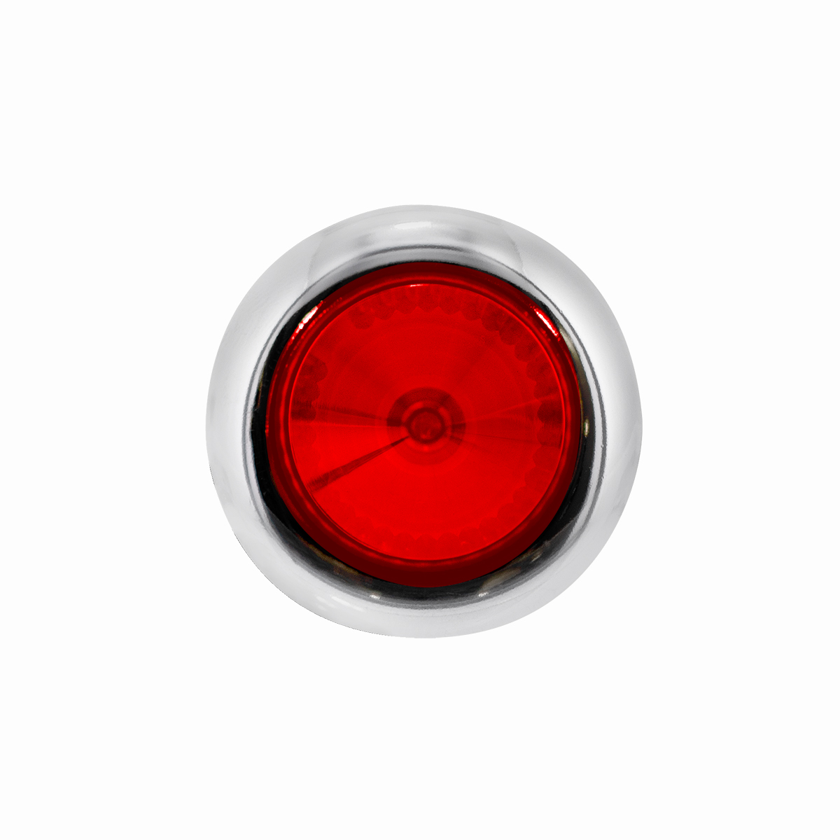 4 LED Dual Function 3/4" Mini Spike Light With SS Bezel (Clearance/Marker) - Red LED/Red Lens - Thumbnail 4