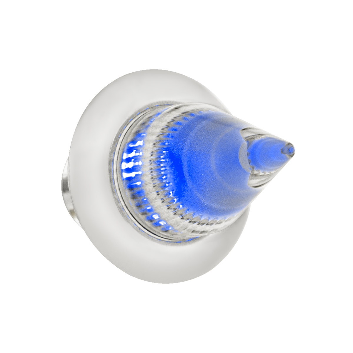 4 LED Dual Function 3/4" Mini Spike Light With SS Bezel (Auxiliary/Utility) - Blue LED/Clear Lens - Thumbnail 9