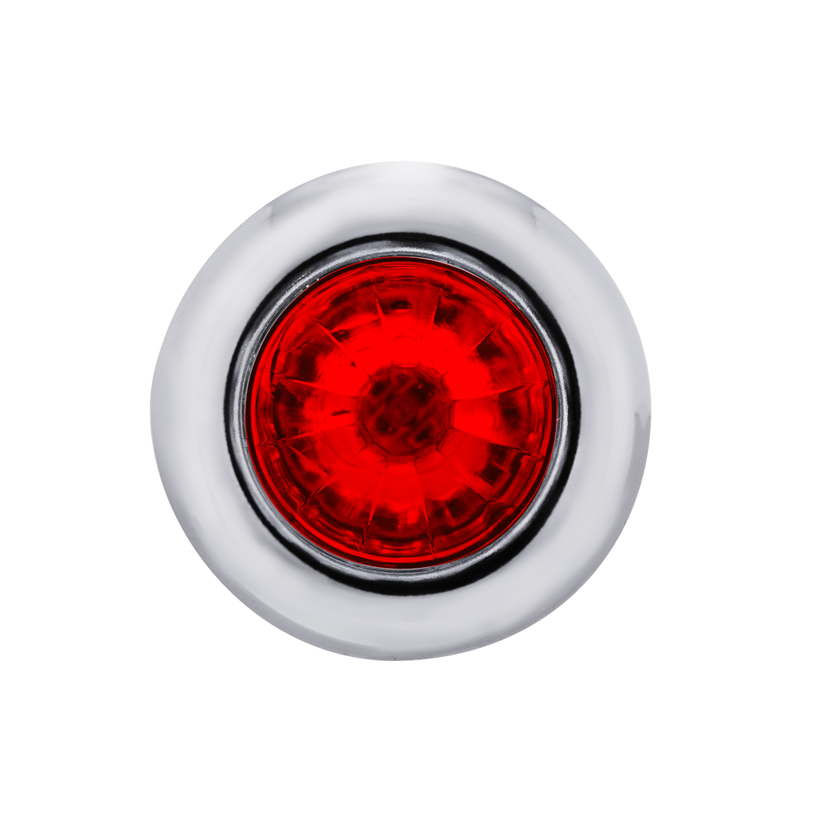 4 LED Dual Function 3/4" Mini Watermelon Light (Clearance/Marker) - Red LED/Red Lens - Thumbnail 2