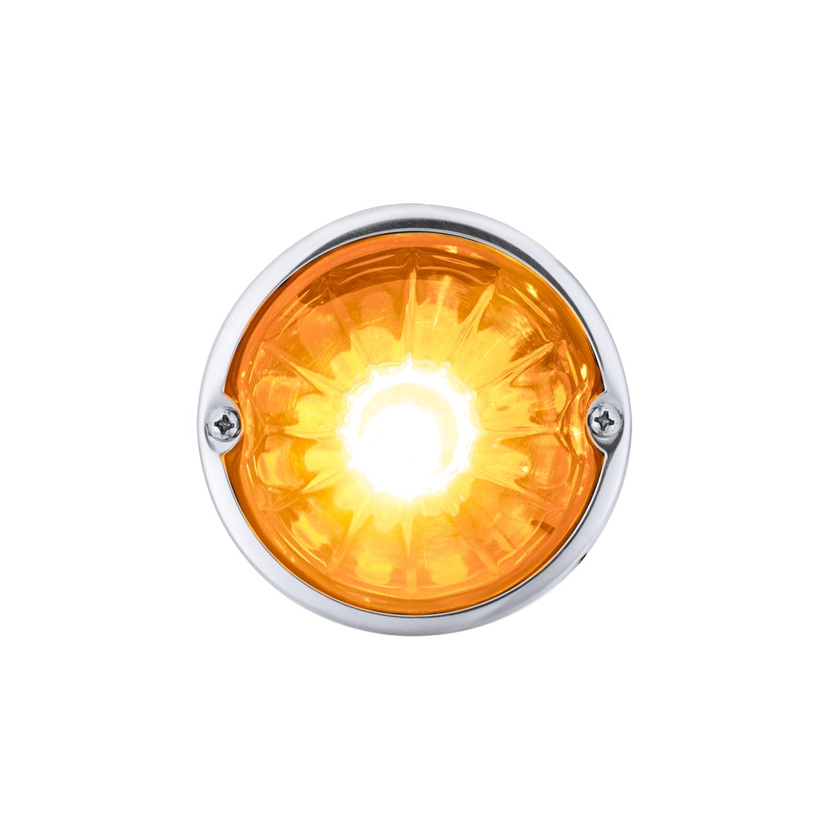 Glass Watermelon Light Kit With LED Light-Amber LED/Amber Lens - Thumbnail 3