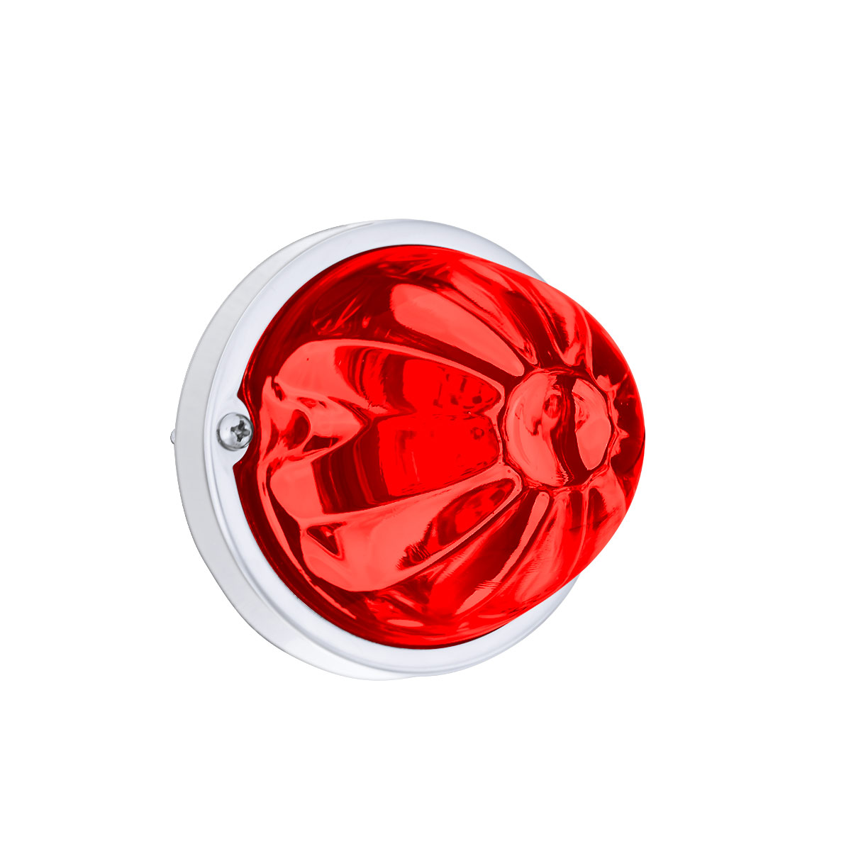 Glass Watermelon Light Kit With LED Light-Red LED/Red Lens - Thumbnail 2