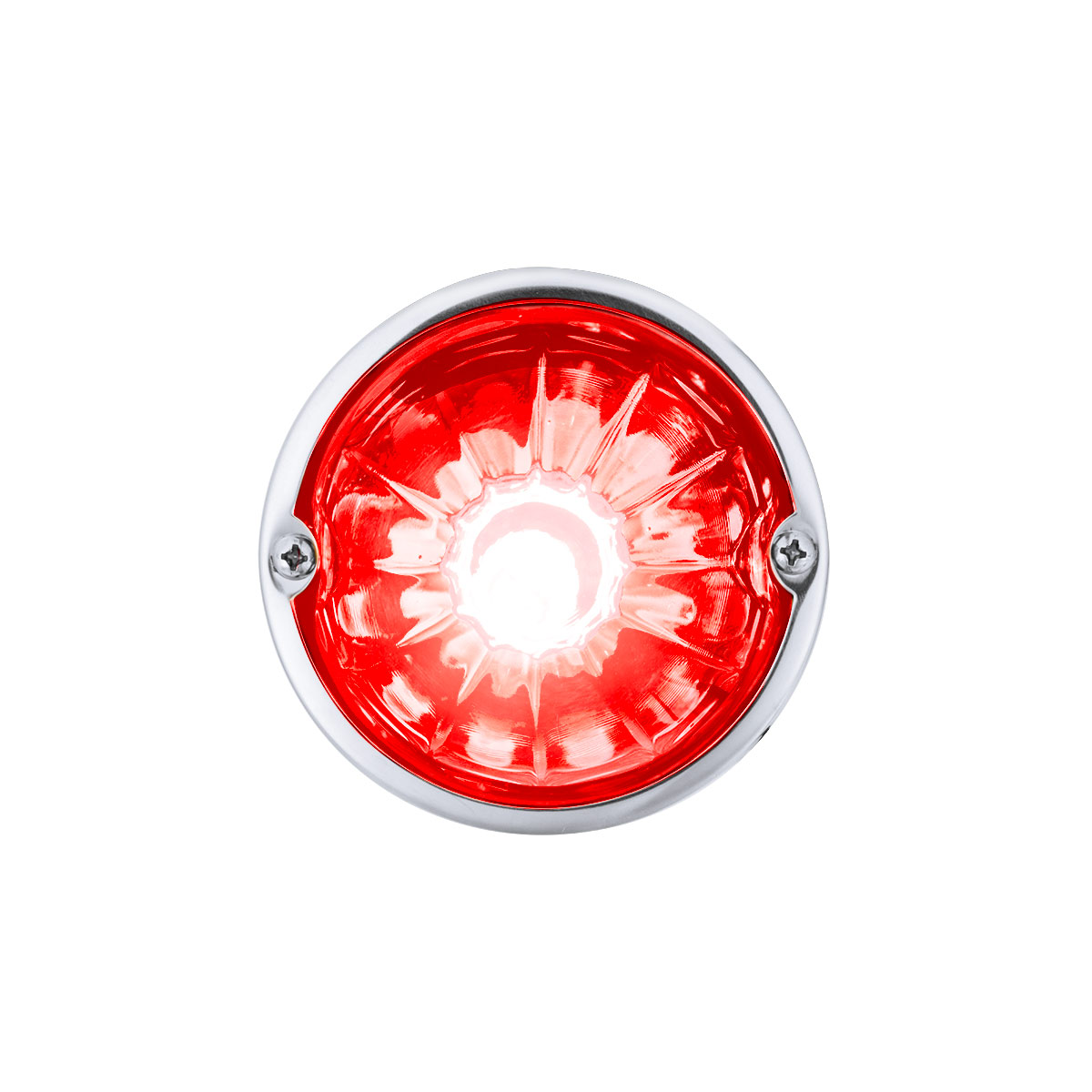 Glass Watermelon Light Kit With LED Light-Red LED/Red Lens - Thumbnail 3