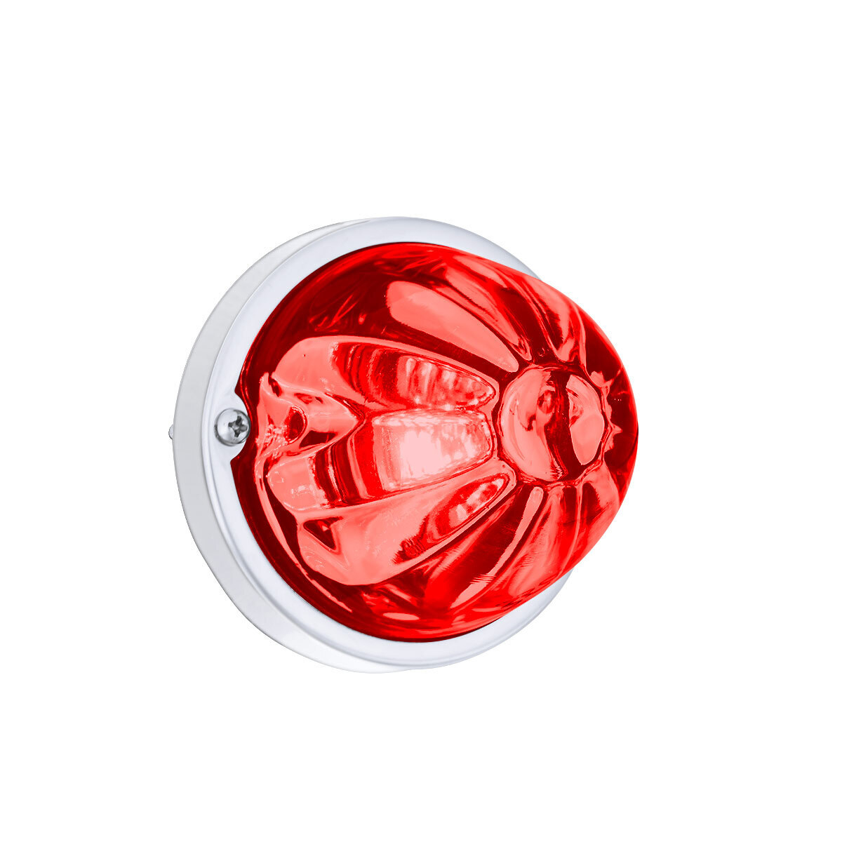 Glass Watermelon Light Kit With LED Light-Red LED/Red Lens - Thumbnail 9