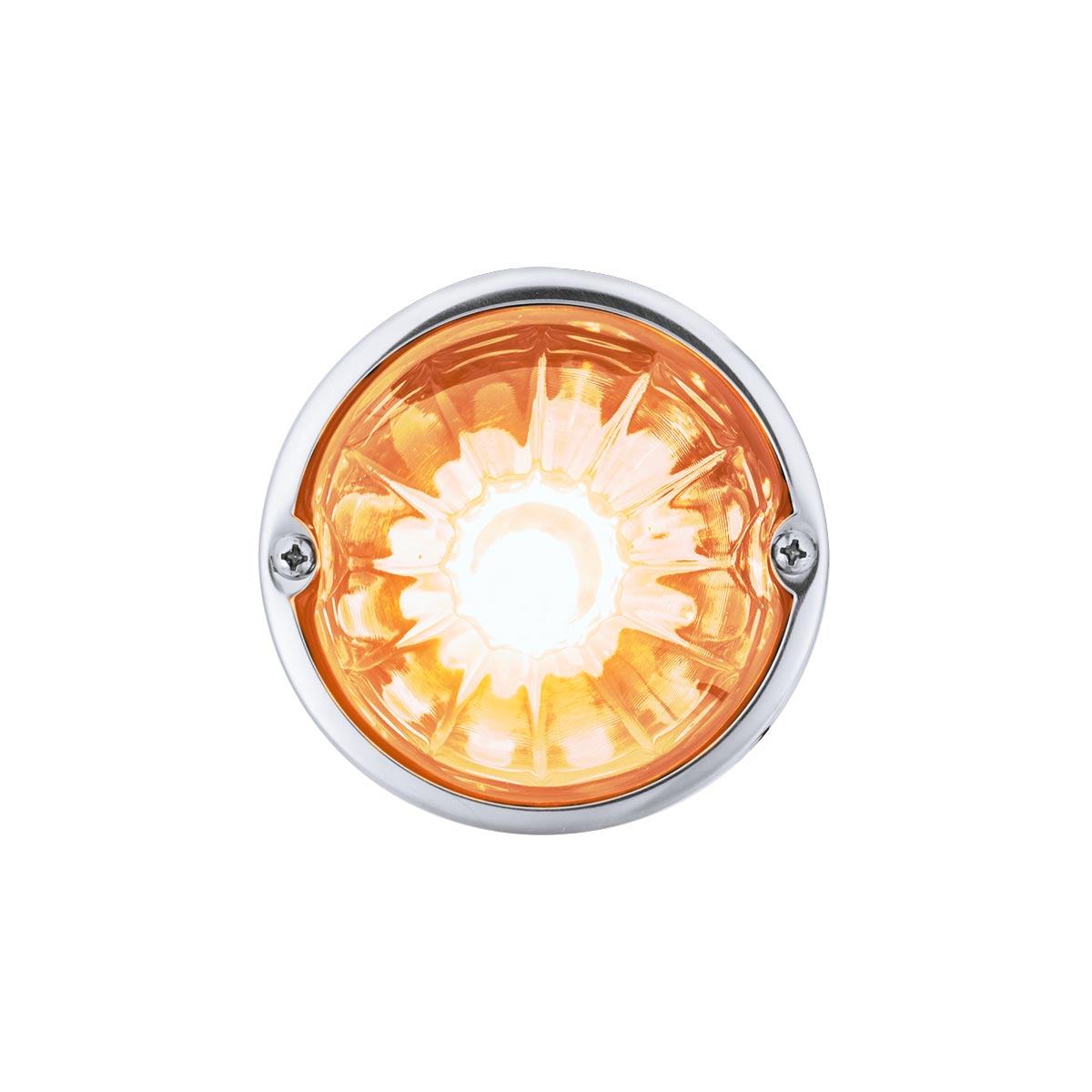 Glass Watermelon Light Kit With LED Light-Amber LED/Clear Lens - Thumbnail 3