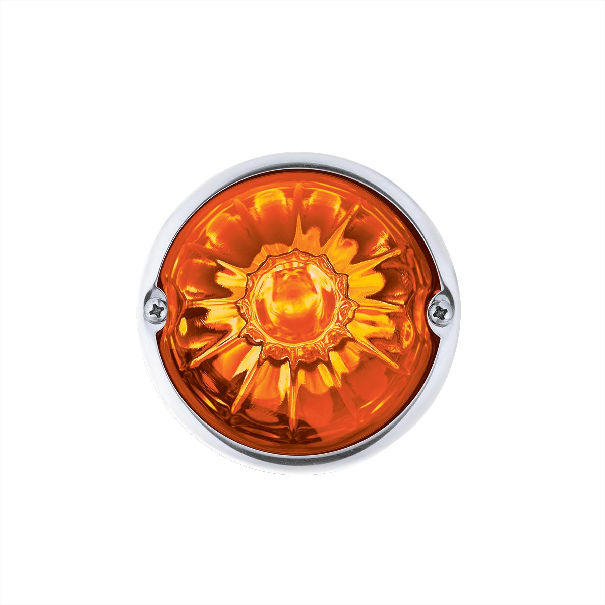 Glass Watermelon Light Kit With 2 LED Light-Amber LED/Dark Amber Lens - Thumbnail 4