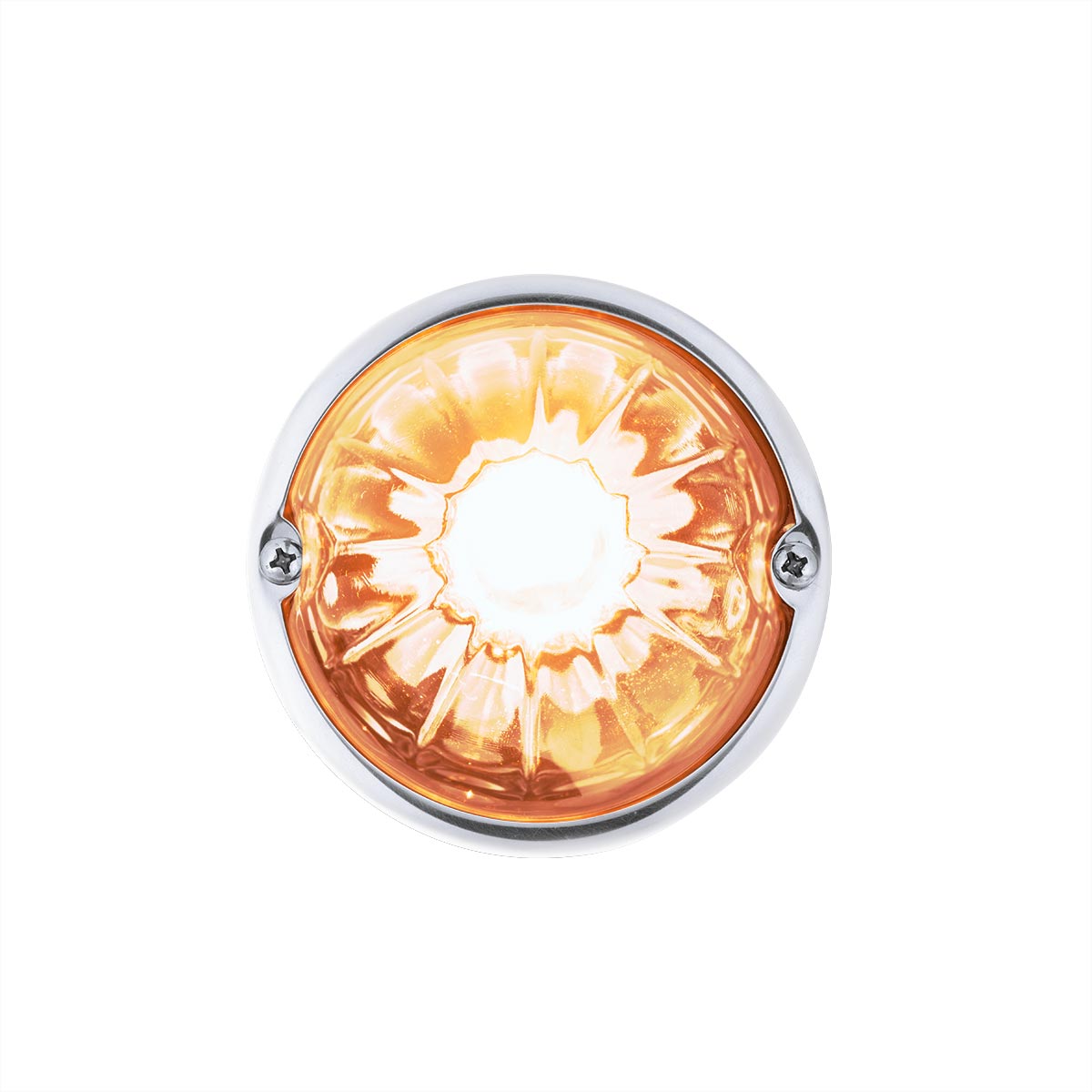 Glass Watermelon Light Kit With 2 LED Light-Amber LED/Clear Lens - Thumbnail 3