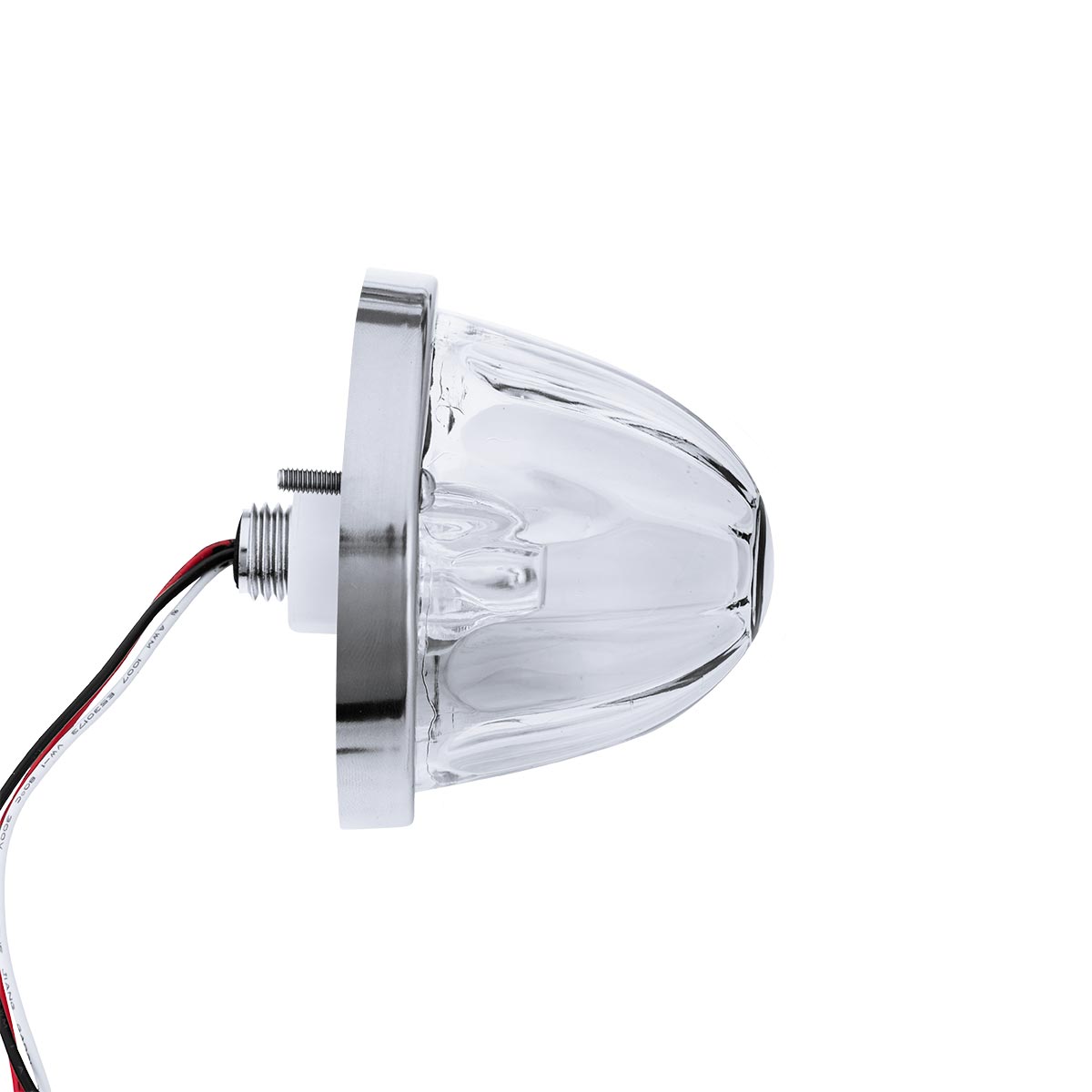 Glass Watermelon Light Kit With 2 LED Light-White LED/Clear Lens - Thumbnail 5