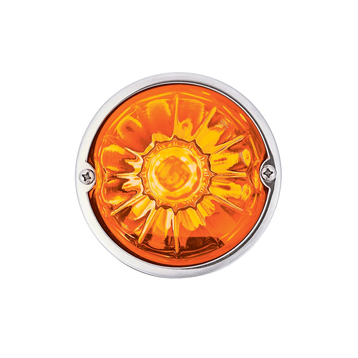 Glass Watermelon Light Kit With 4 LED Light-Amber LED/Amber Lens - Thumbnail 4