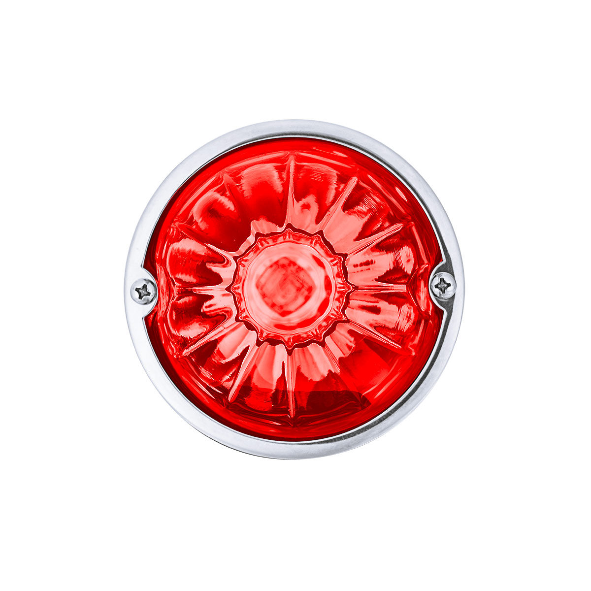 Glass Watermelon Light Kit With 4 LED Light-Red LED/Red Lens - Thumbnail 4