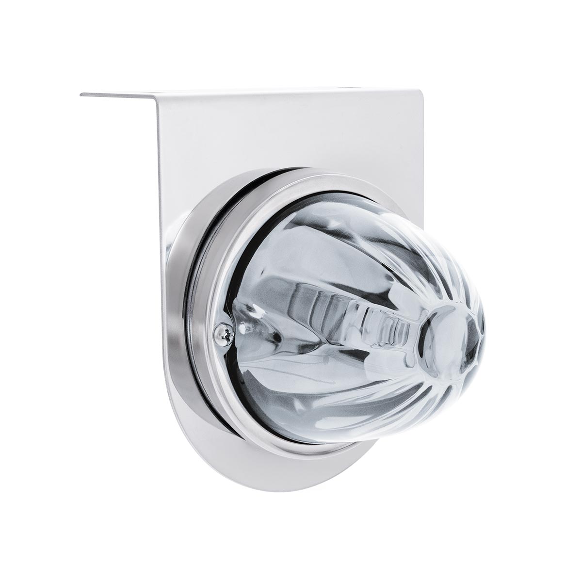 UltraBurst Glass Watermelon Light With Stainless Steel Light Bracket Kit-White LED/Clear Lens - Thumbnail 2