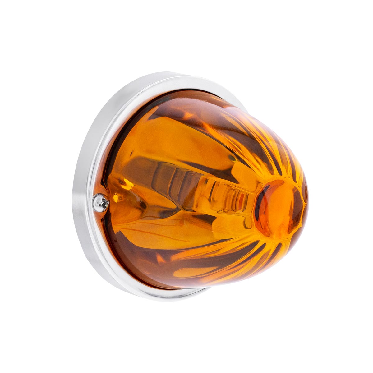 UltraBurst Glass Watermelon Light Flush Mount Kit-Amber LED/Amber Lens - Thumbnail 2