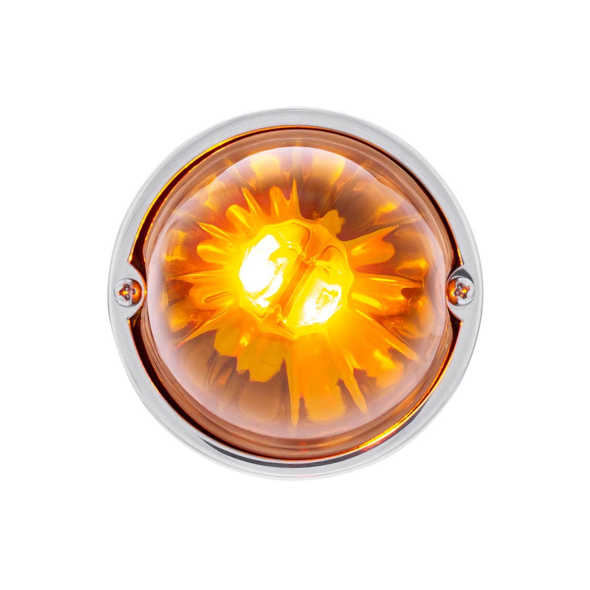 UltraBurst Glass Watermelon Light Flush Mount Kit-Amber LED/Amber Lens - Thumbnail 3