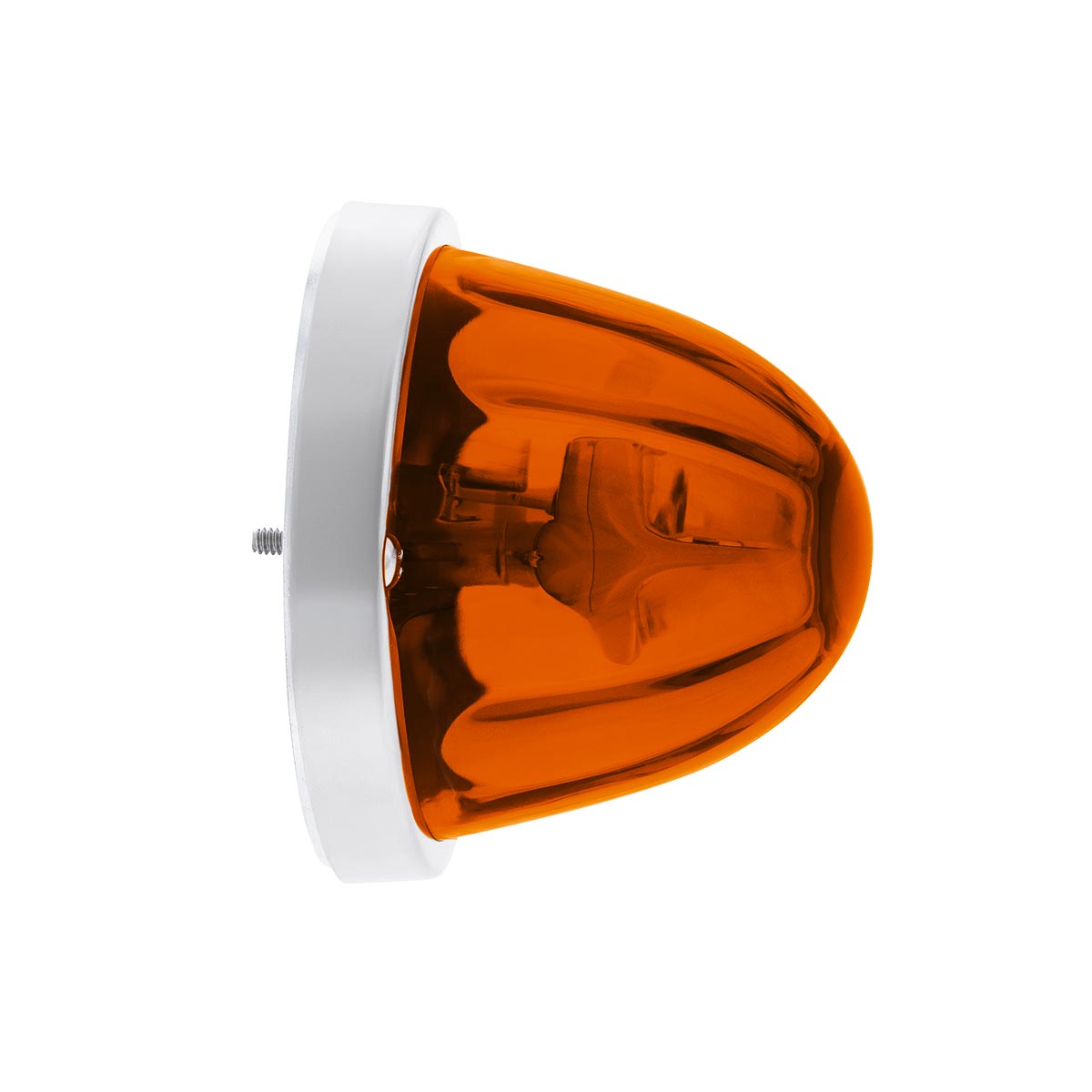 UltraBurst Glass Watermelon Light Flush Mount Kit-Amber LED/Dark Amber Lens - Thumbnail 5