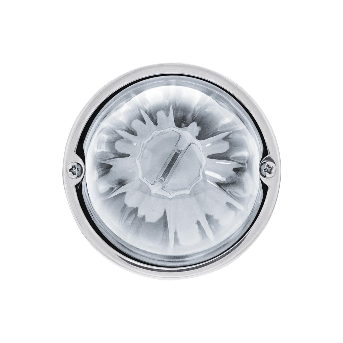 UltraBurst Glass Watermelon Light Flush Mount Kit-Amber LED/Clear Lens - Thumbnail 4