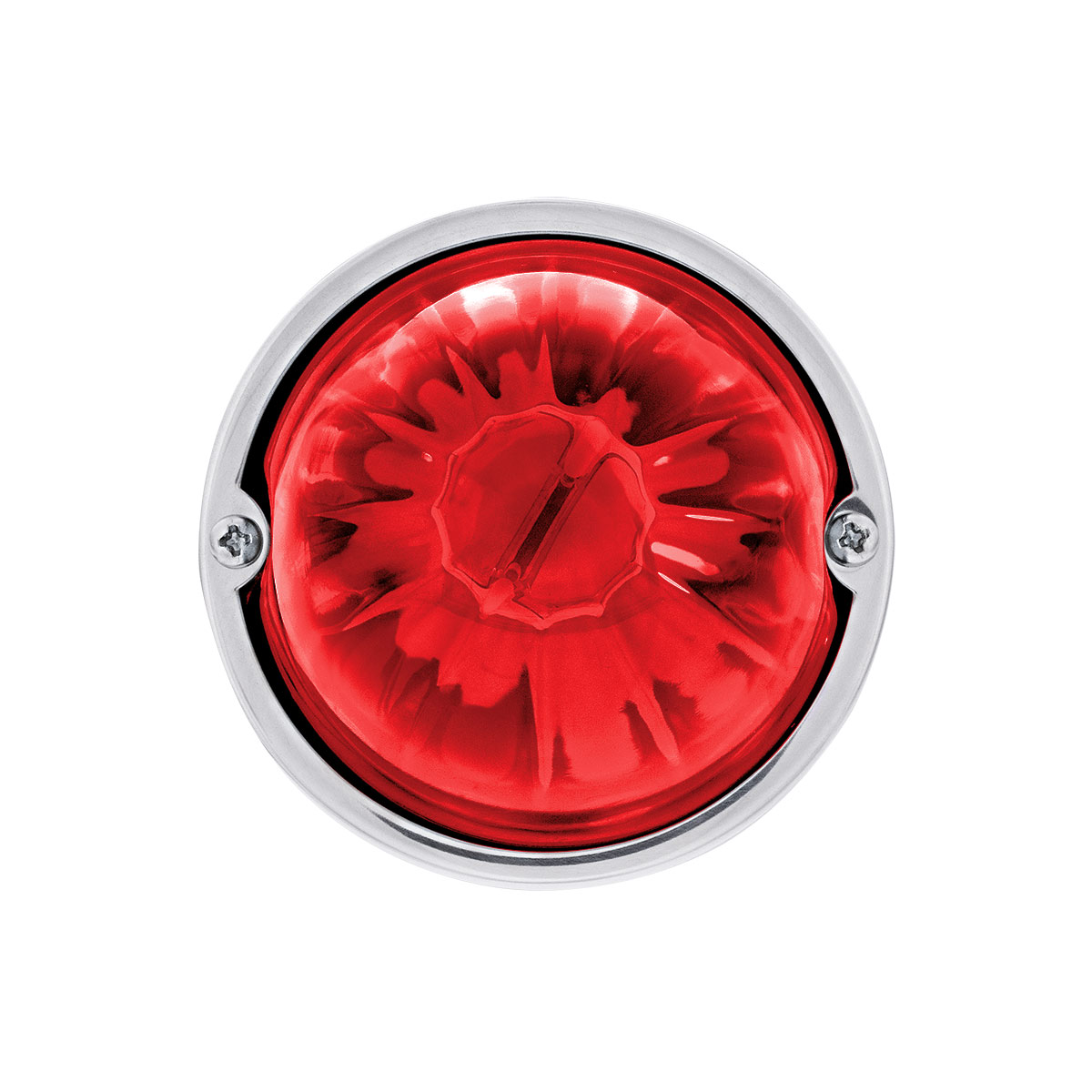 UltraBurst Glass Watermelon Light Flush Mount Kit-Red LED/Red Lens - Thumbnail 4